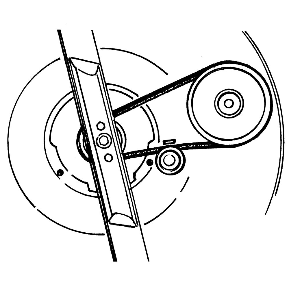 Walk Behind Mower Drive Belt 490 501 M004 Cub Cadet Canada
