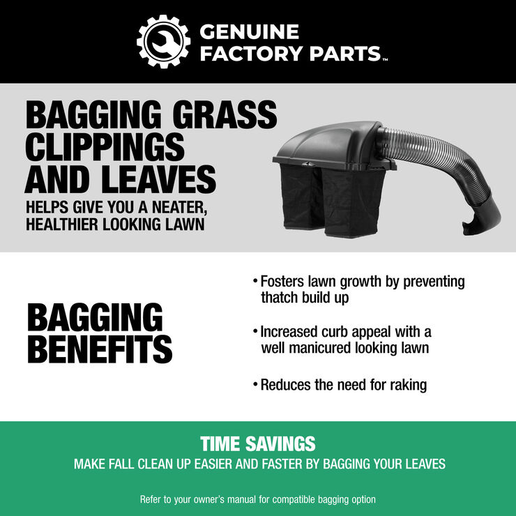 Riding Mower Bagger - 50" &amp; 54" Decks (2015-  )