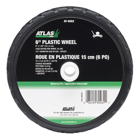 Roue ATLAS de 6&quot; &#40;15,2 cm&#41; en plastique