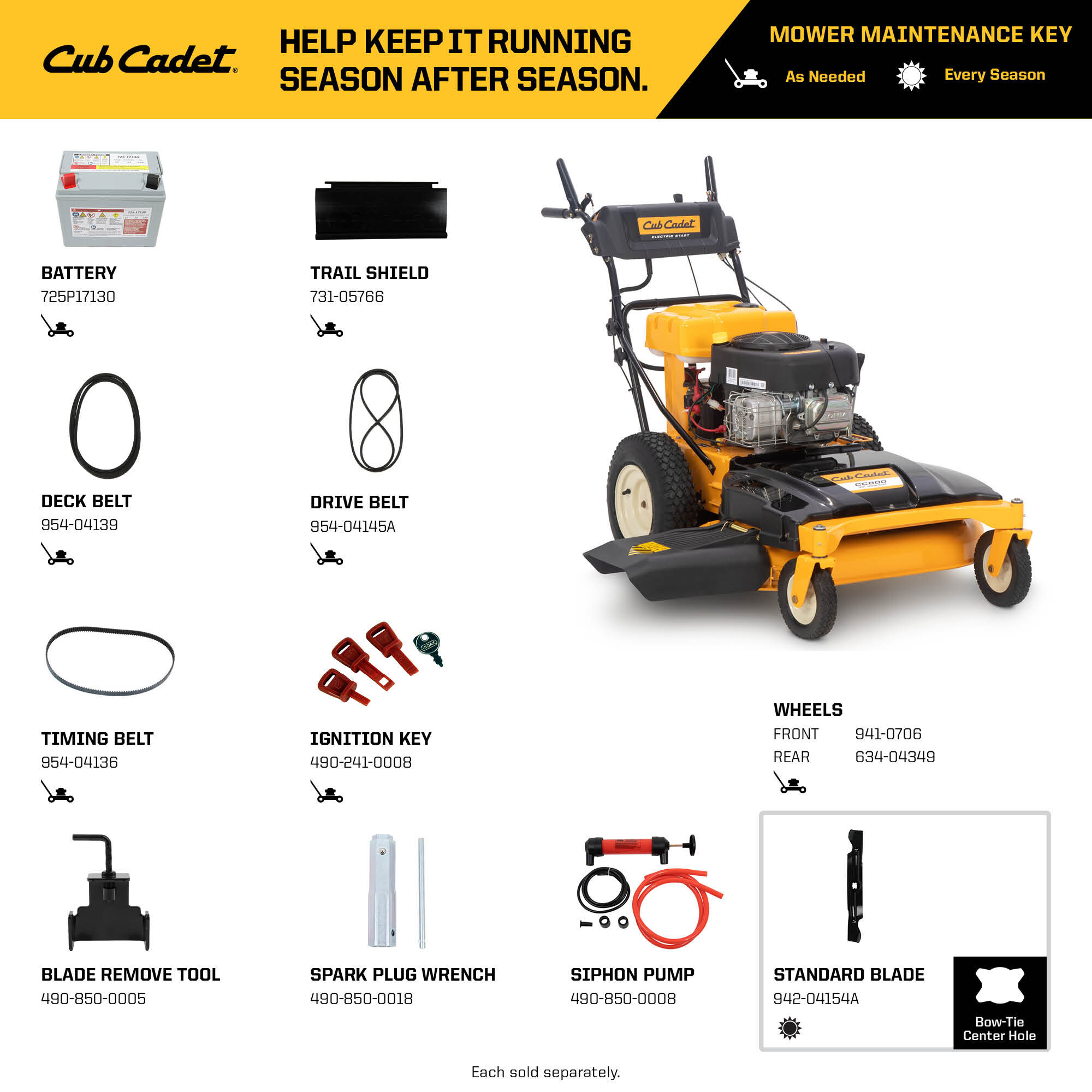 Cub Cadet CC 800 Wide Area Mower