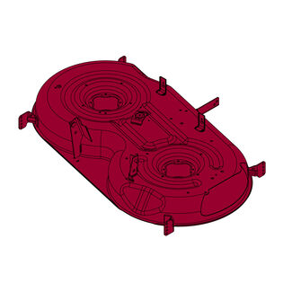 46" Deck Shell (CRAFTSMAN Red)