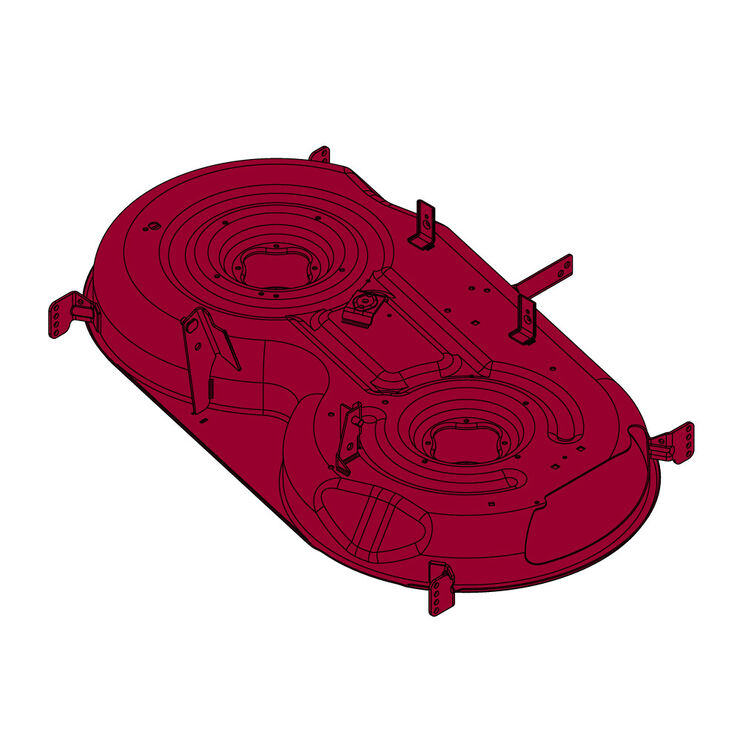 46" Deck Shell (CRAFTSMAN Red)