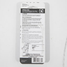 Kit de goupille de cisaillement, 0,25 x 1,50&nbsp;po.