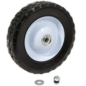 60 lbs. Load Rating. 1-3/8&quot; Hub Length. 1/2&quot; Ball Bearing. Offset Hub. Diamond Tread.