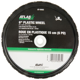 Roue ATLAS de 6&quot; &#40;15,2 cm&#41; en plastique