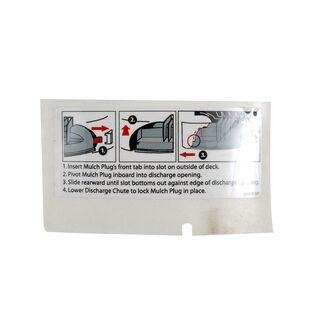 LABEL-MULCH PLUG 33