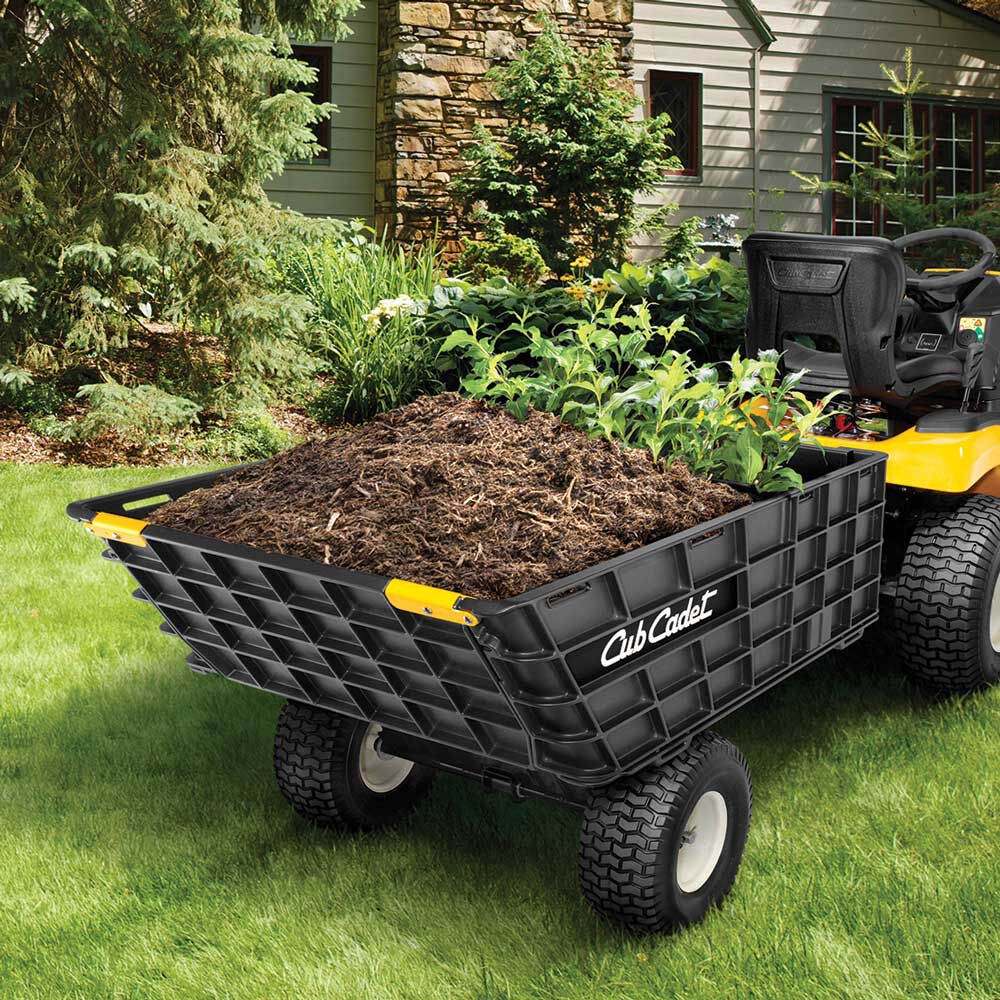 Cart to pull behind mower cheap