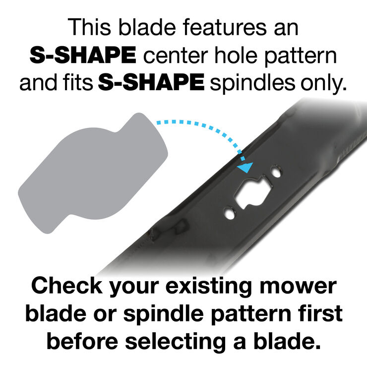 Low-Lift Blade for 50-inch Cutting Decks