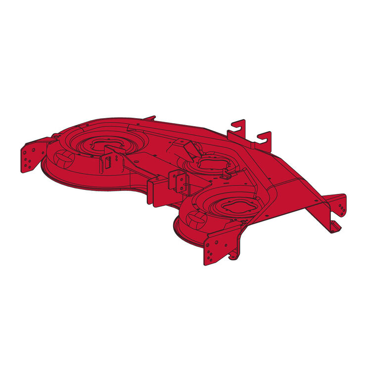50&quot; Deck Shell &#40;MTD Red&#41;