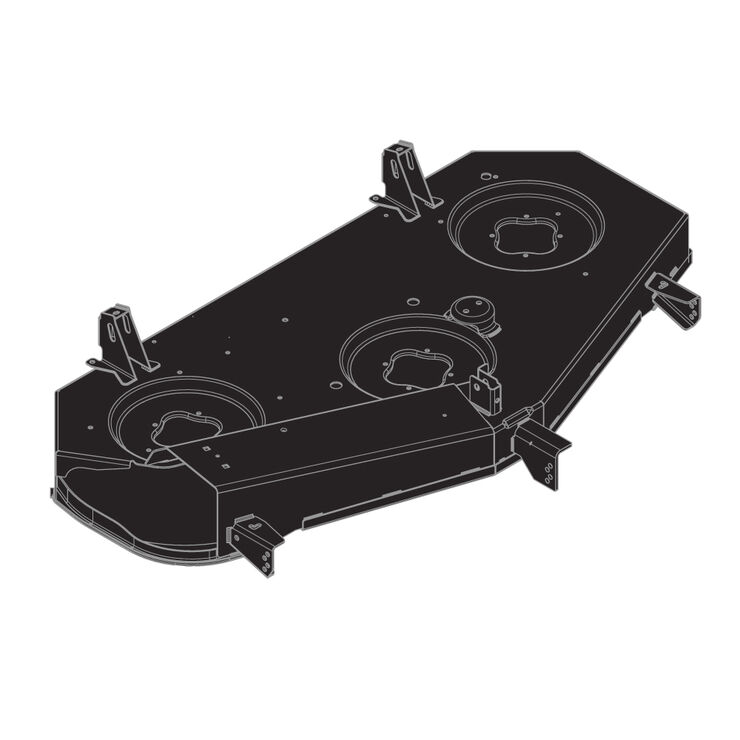 54&quot; Fab Deck Shell &#40;Powder Black&#41;