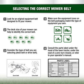 Riding Mower PTO Belt