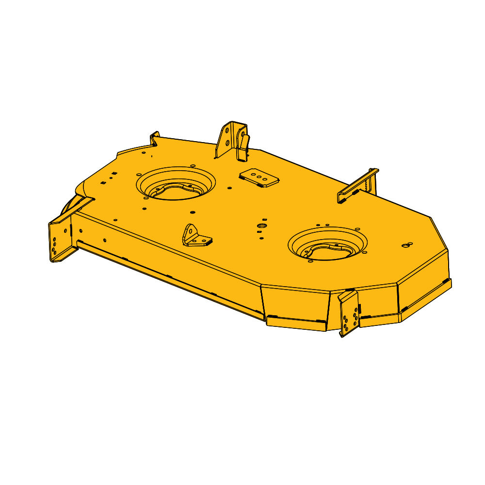 Cub cadet 46 inch deck shell outlet