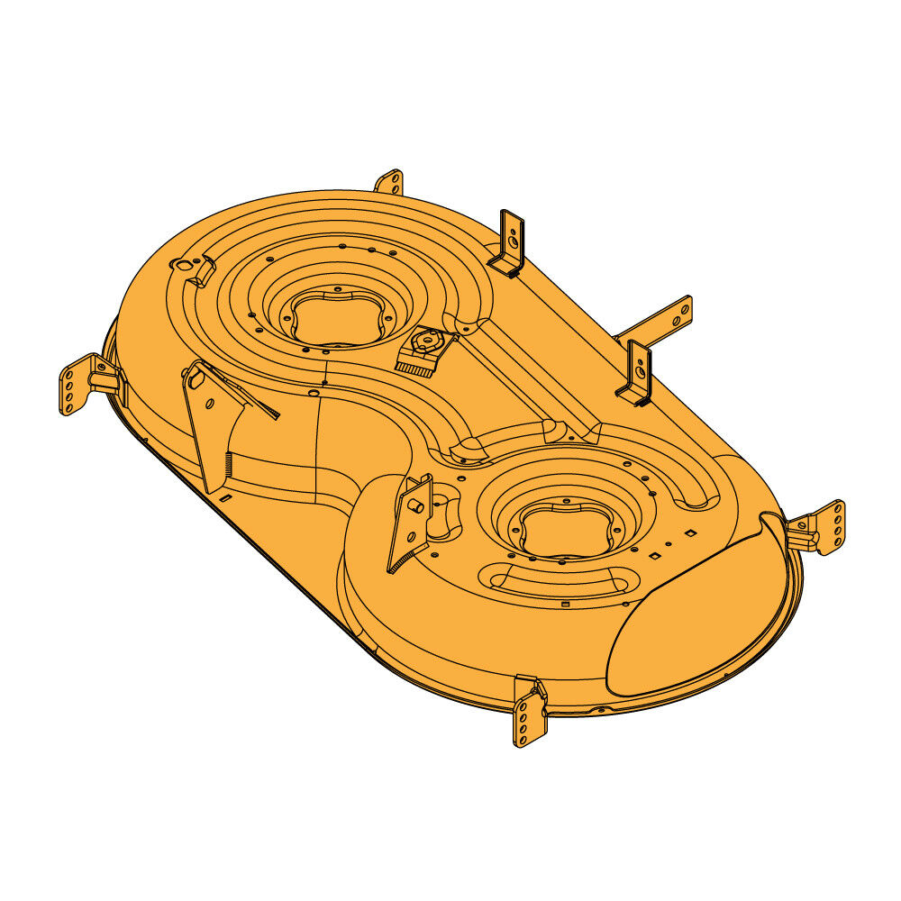Cub cadet 46 inch deck shell outlet