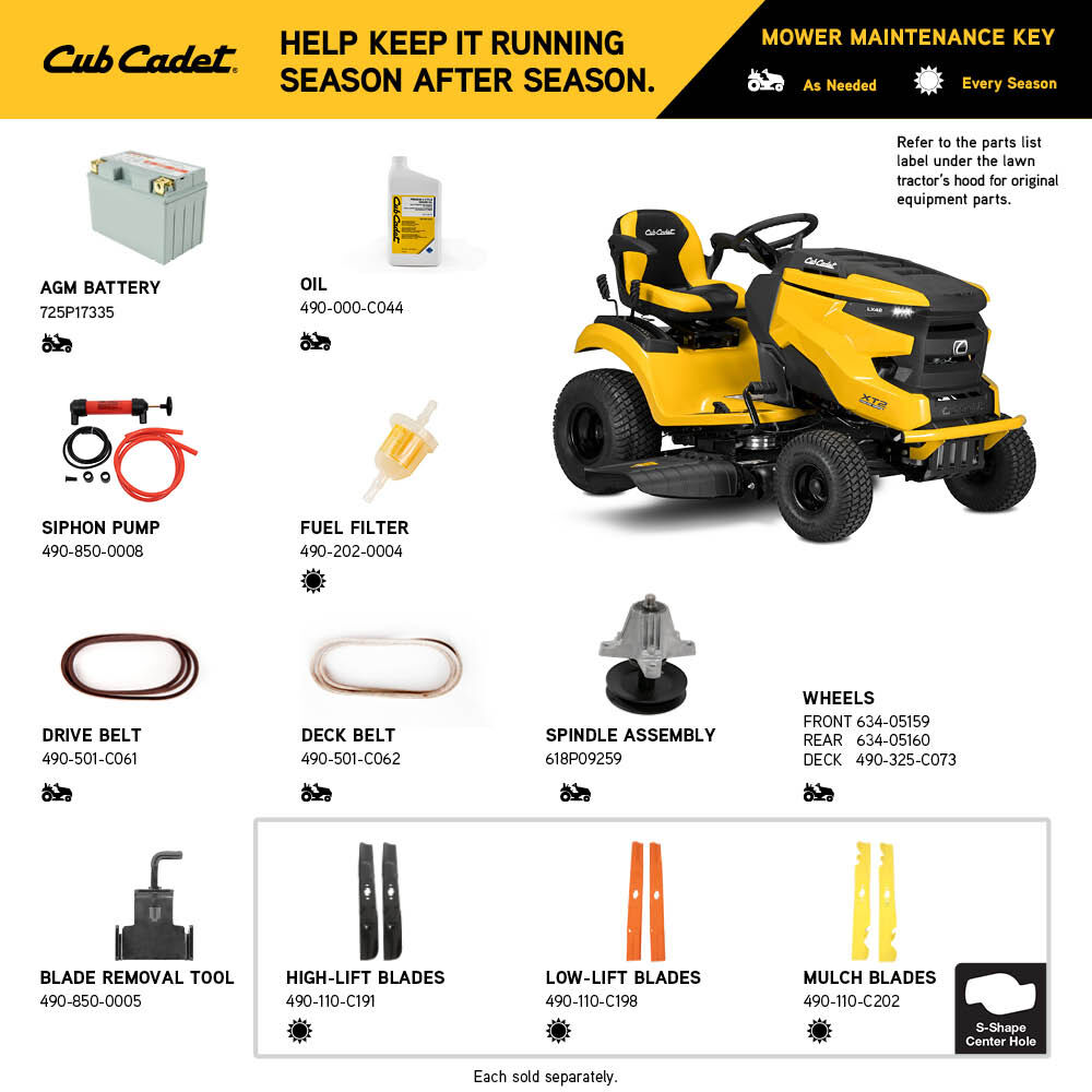 Cub cadet xt1 enduro series sales battery