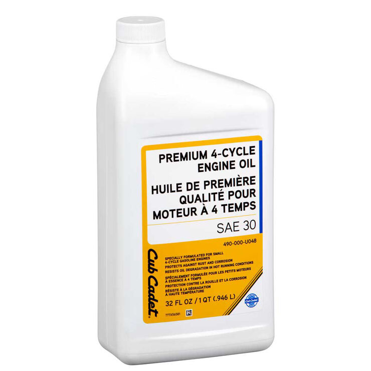 Cub Cadet 32-oz 4-Cycle Engines SAE 30 Conventional Engine Oil