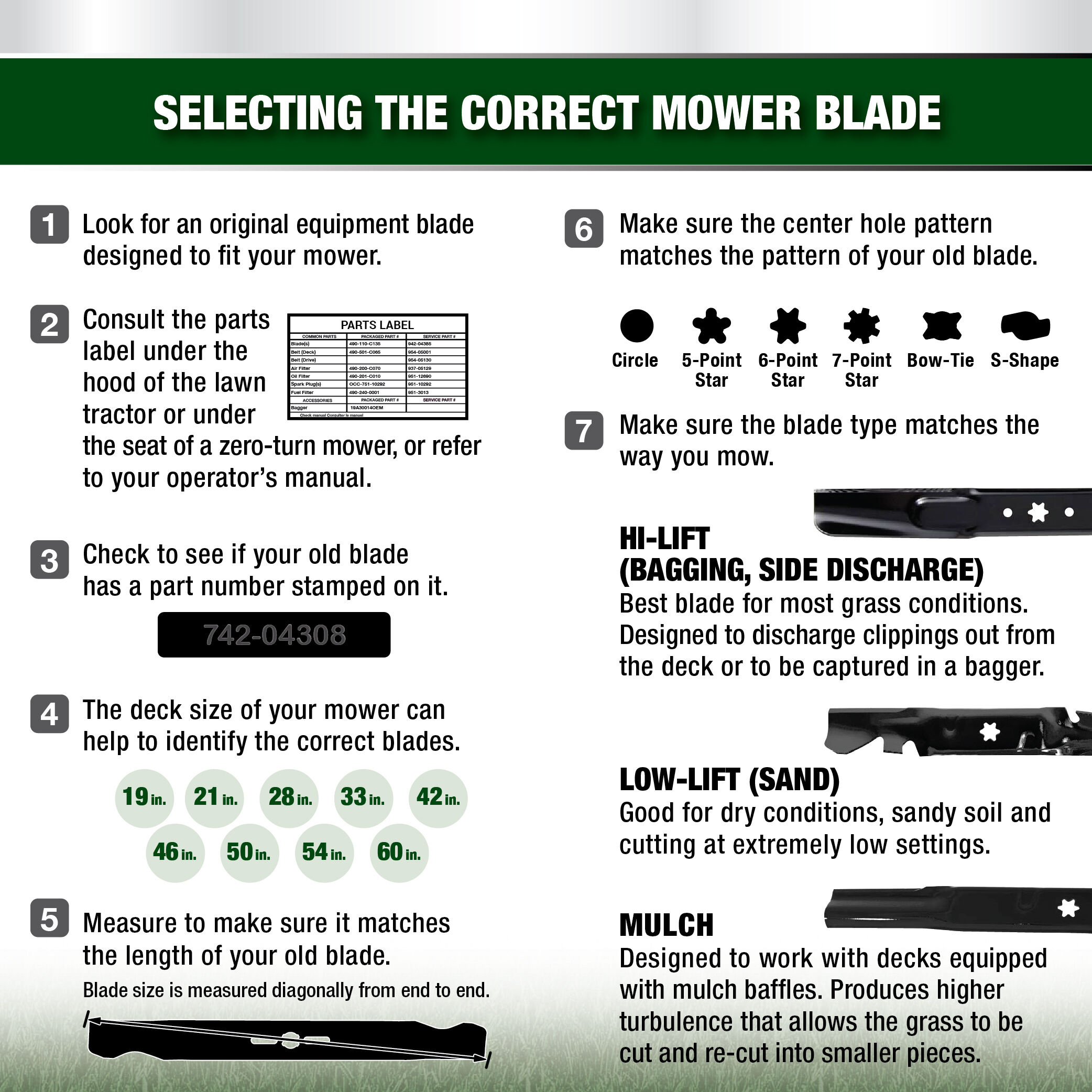 Cub cadet lt46 blades online