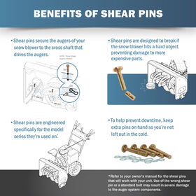 Shear Pin for 3X snow blower accelerators &#40;.25 x 1.5&#41;