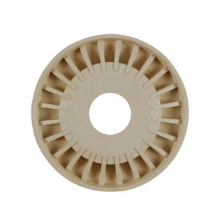 Spoke Hub Cap With Hole-Beige