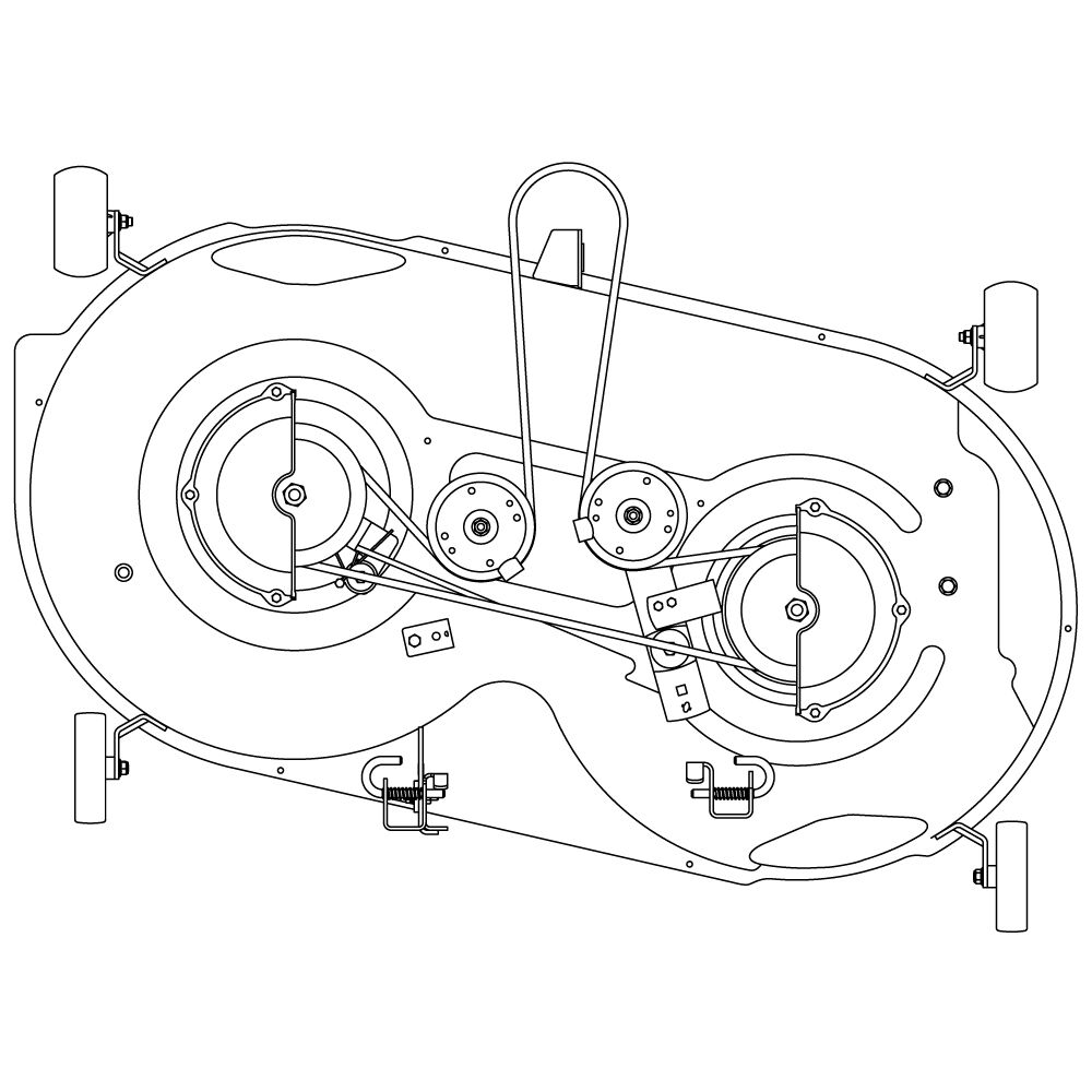50 inch troy bilt mower deck online