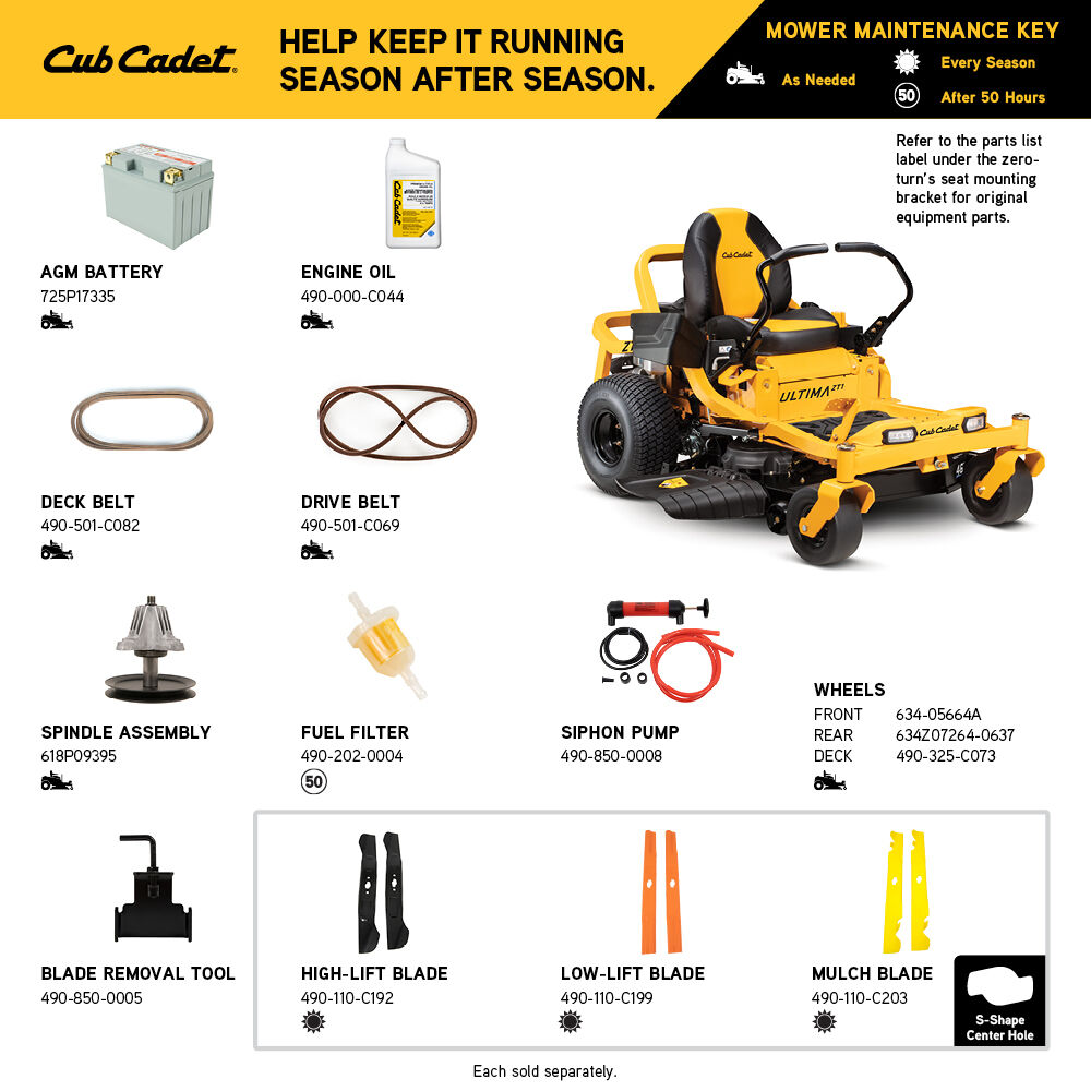 Cub Cadet Ultima ZT1 46 Zero Turn Mower
