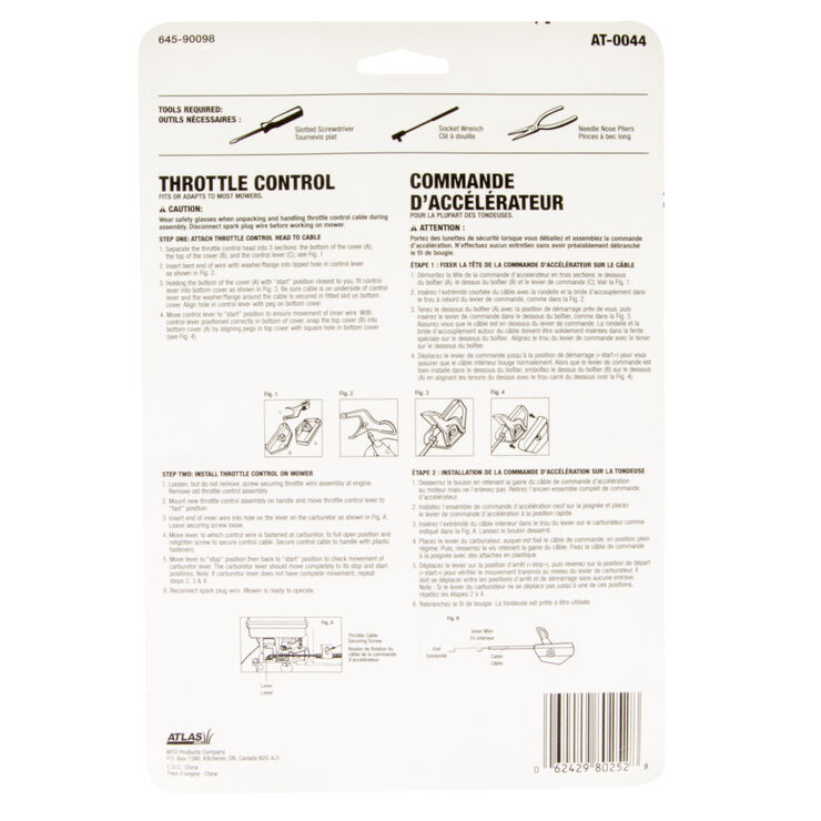 Throttle control - 48&quot;