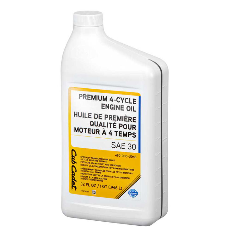 Cub Cadet 32-oz 4-Cycle Engines SAE 30 Conventional Engine Oil
