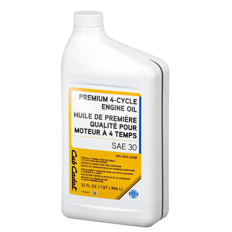 Cub Cadet 32-oz 4-Cycle Engines SAE 30 Conventional Engine Oil