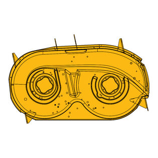 42" Deck Shell (Yellow)