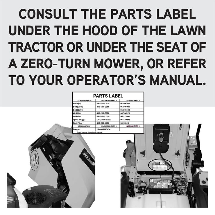 High-Lift Blade for 50-inch Cutting Decks