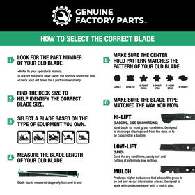 High-Lift Blade for 21" Cutting Decks