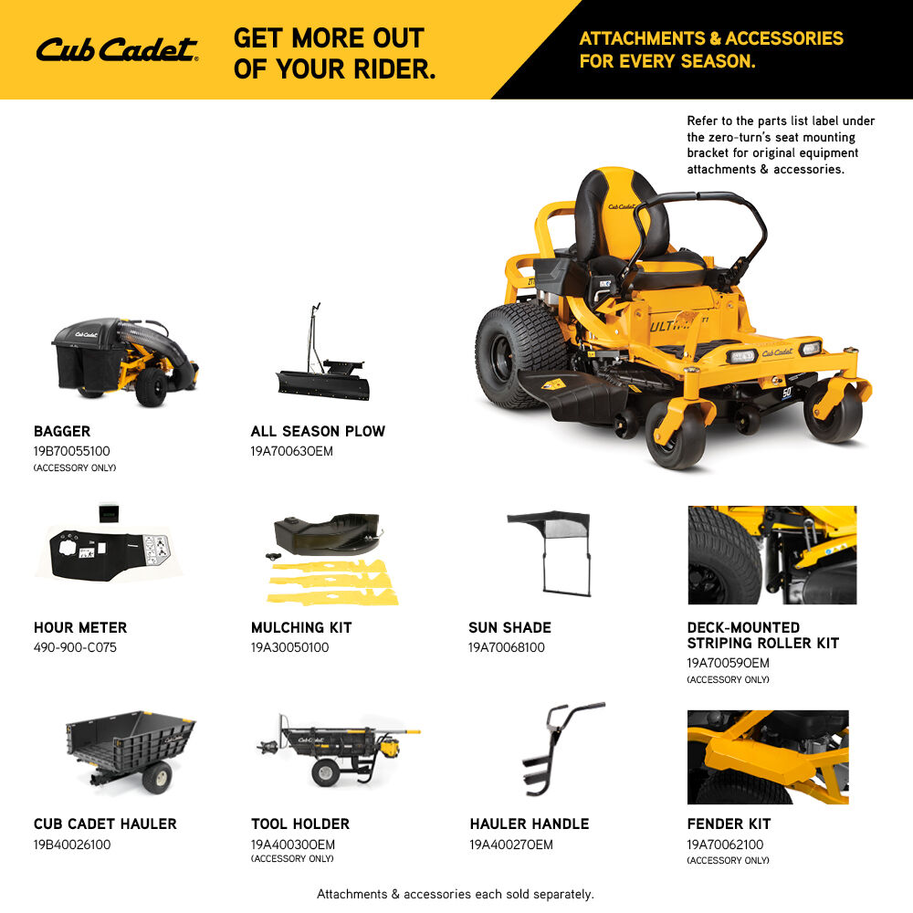 Cub Cadet Ultima ZT1 50 Zero Turn Mower