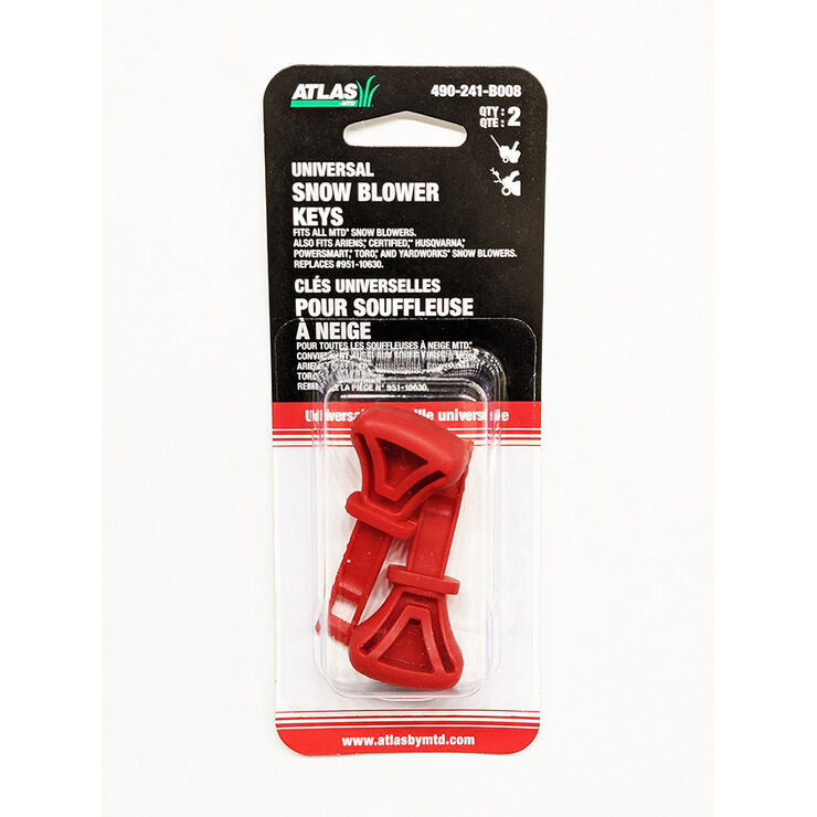 Atlas Universal Snow Blower Keys 490241B008 Cub Cadet Canada
