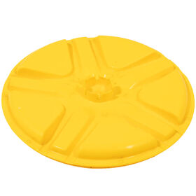 HUBCAP-11" BRUTE YELLOW