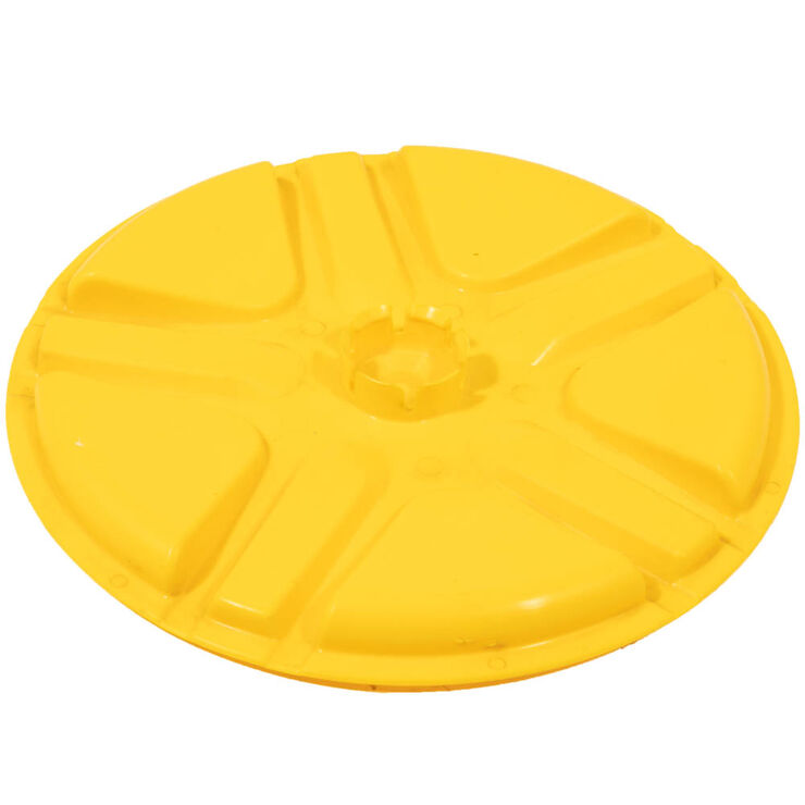 HUBCAP-11" BRUTE YELLOW