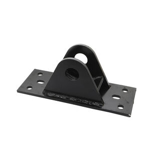 PLATE-RONT HITCH  POWDER BLACN