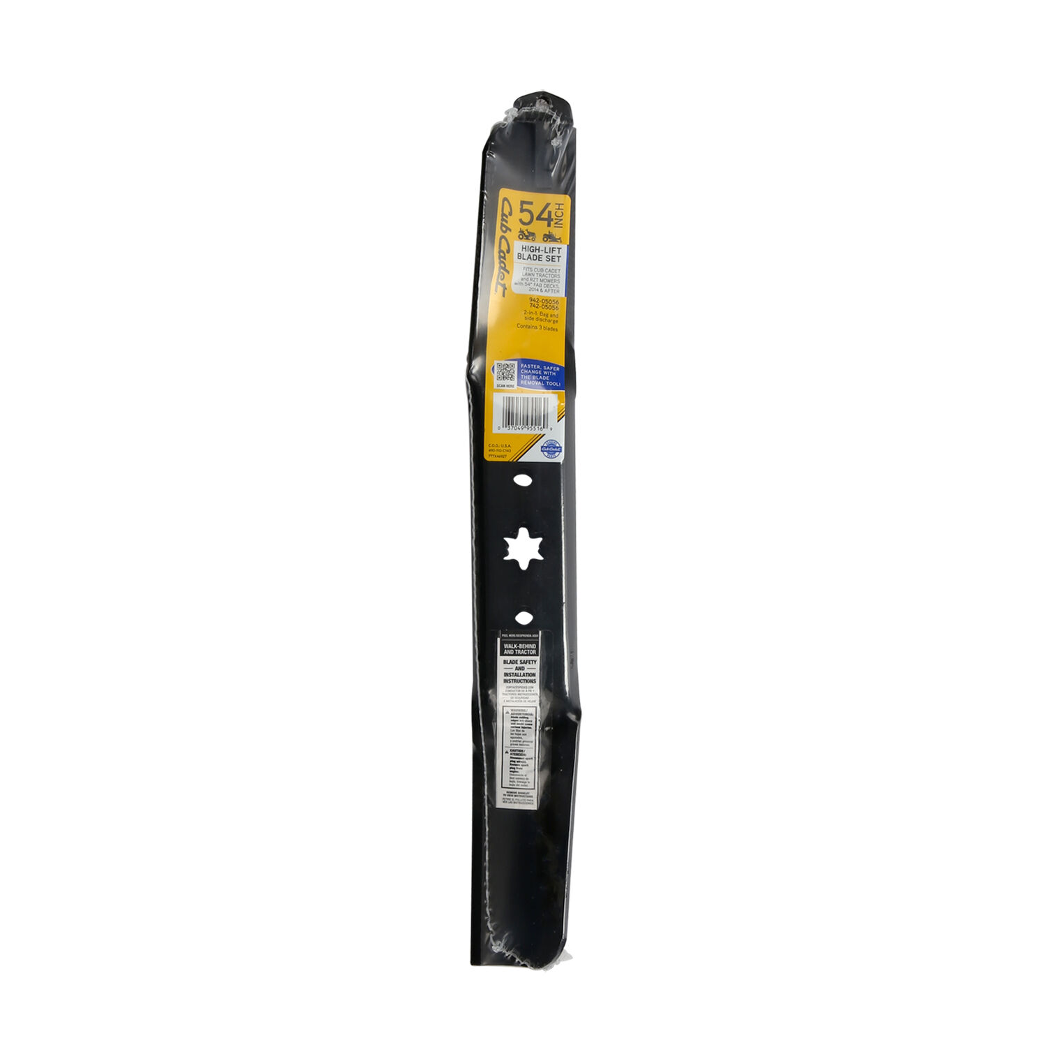 2 in 1 Blade Set for 54 inch Cutting Decks 490 110 C143 Cub Cadet Canada