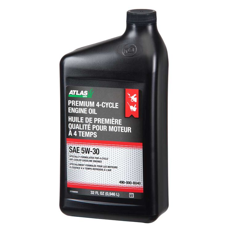 Premium 4 Cycle Snow Blower Engine Oil - SAE 5W-30