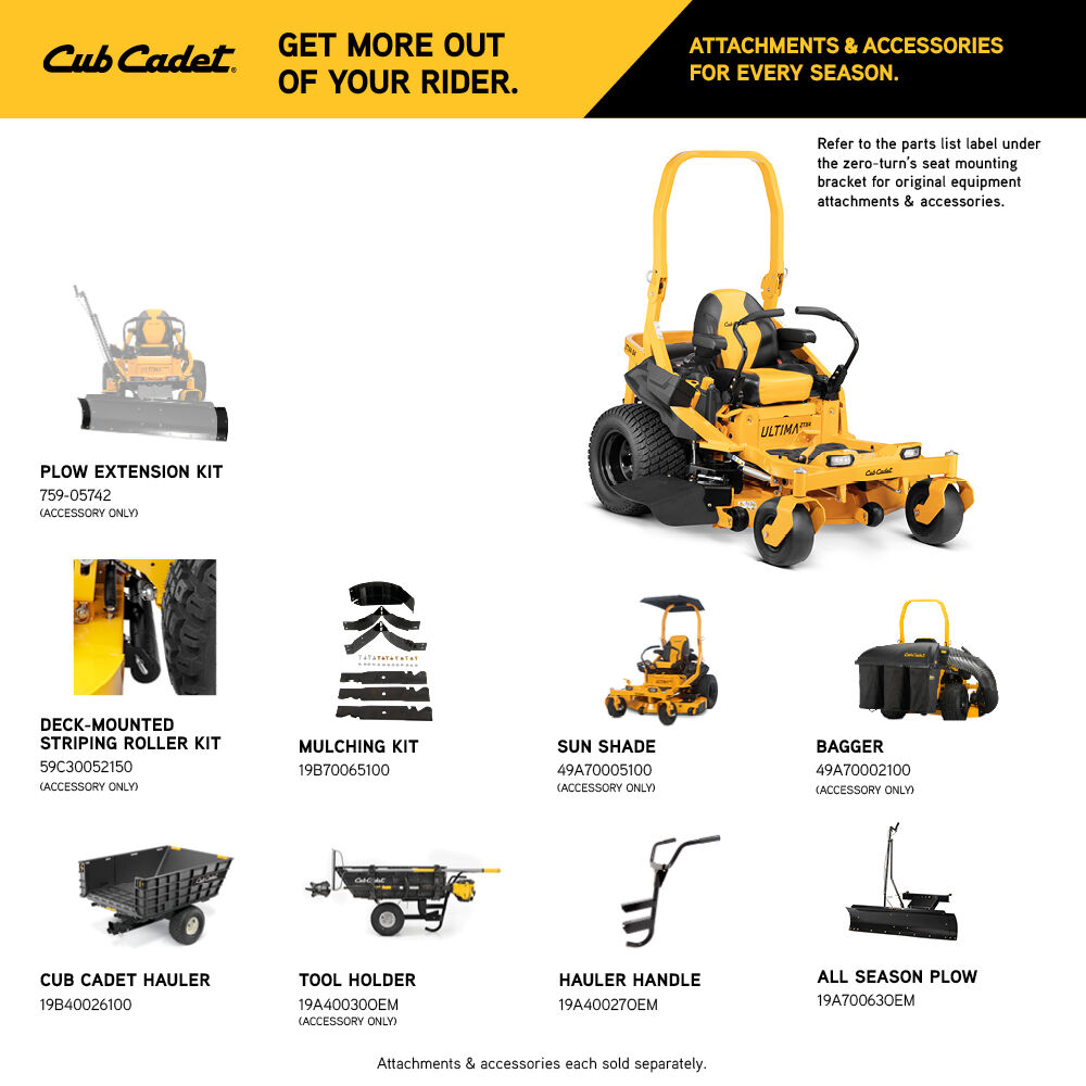 Cub cadet 54 zero turn mulching kit new arrivals
