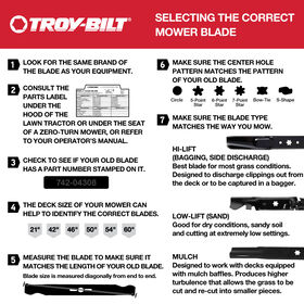 3-in-1 Blade for 30-inch Cutting Decks