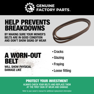 Courroie supérieure de transmission pour tracteur