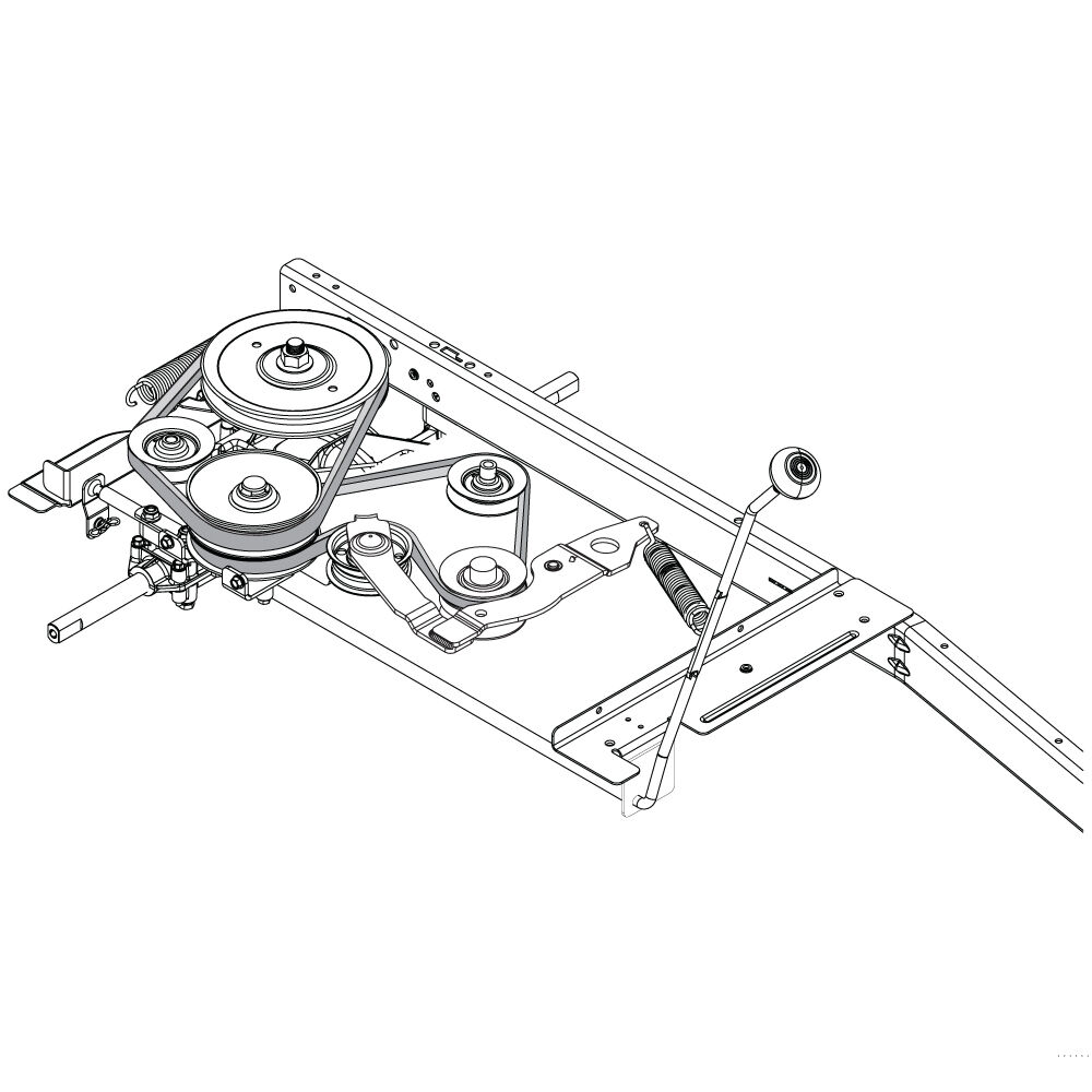 Riding Mower Lower Transmission Belt - 954-04331 | Cub Cadet Canada