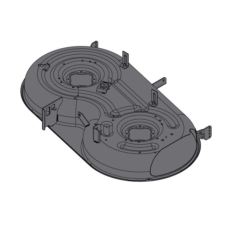 42&quot; Deck Shell &#40;Craftsman Silver&#41;