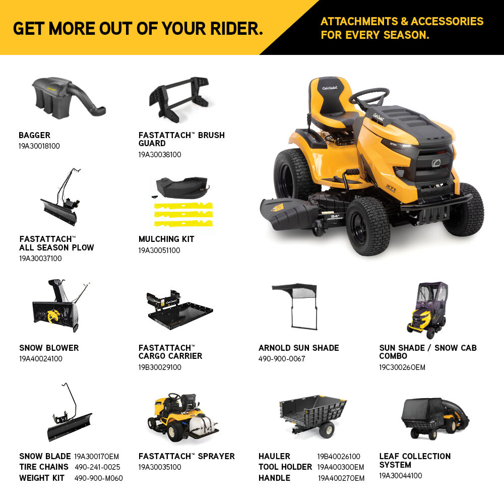 Cub cadet xt1 plow kit 2025