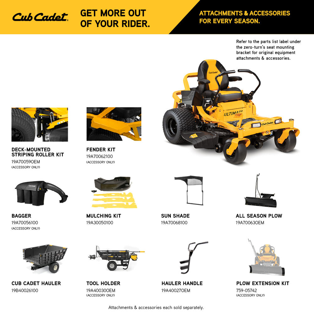 50 cub cadet zero turn 2025