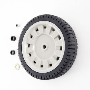 50 Ibs. Load Rating. 1.42" Hub Length. 1/2" Nylon Bearing. Offset Hub. Bar Tread. Includes Adapters.