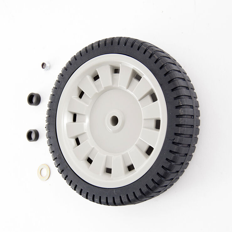 50 Ibs. Load Rating. 1.42&quot; Hub Length. 1/2&quot; Nylon Bearing. Offset Hub. Bar Tread. Includes Adapters.