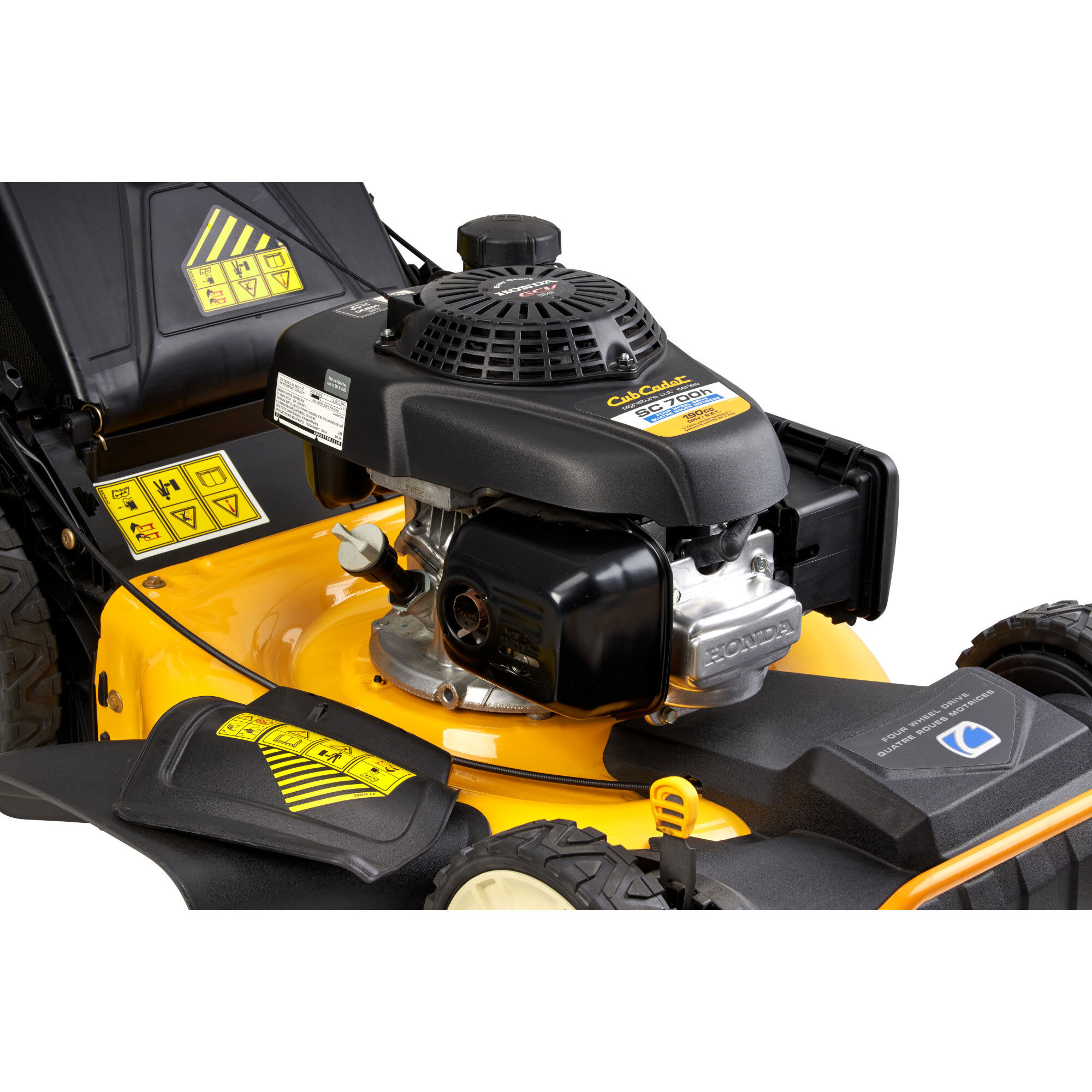 Honda all clearance wheel drive mower