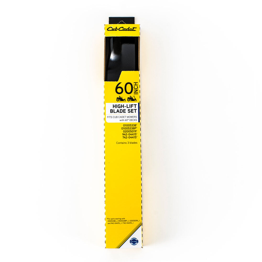 Cub cadet store high lift blades