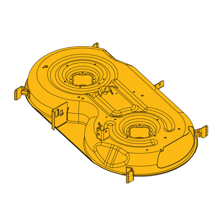 46&quot; Deck Shell &#40;Yellow&#41;