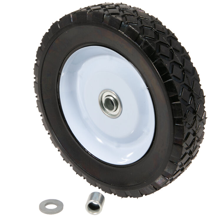 60 lbs. Load Rating. 1-3/8&quot; Hub Length. 1/2&quot; Ball Bearing. Offset Hub. Diamond Tread.